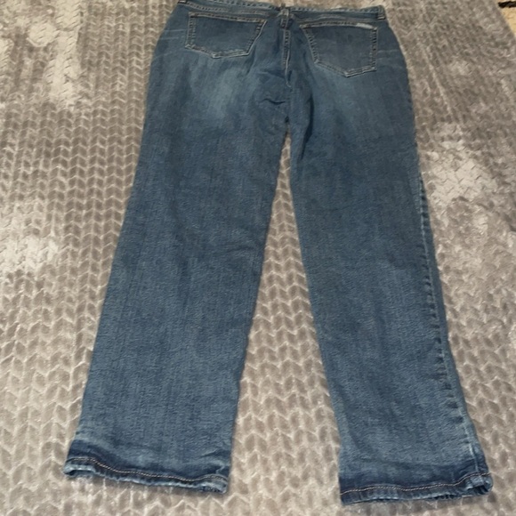 Eddie Bauer Boyfriend Fit Flannel Lined Jeans. Size 10. - Picture 10 of 11